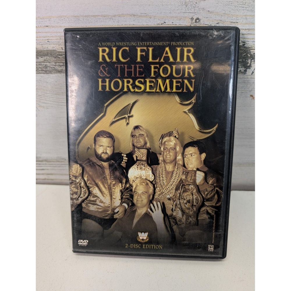 Ric Flair & The Four Horsemen DVD‎ One Size Black WWE Wrestling 2 Disc Video